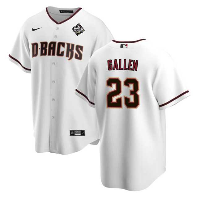 Men's Arizona Diamondbacks #23 Zac Gallen White 2023 World Series Cool Base Stitched Jersey Dzhi,We sell and wholesale Men's Arizona Diamondbacks #23 Zac Gallen White 2023 World Series Cool Base Stitched Jersey Dzhi on line form chian!